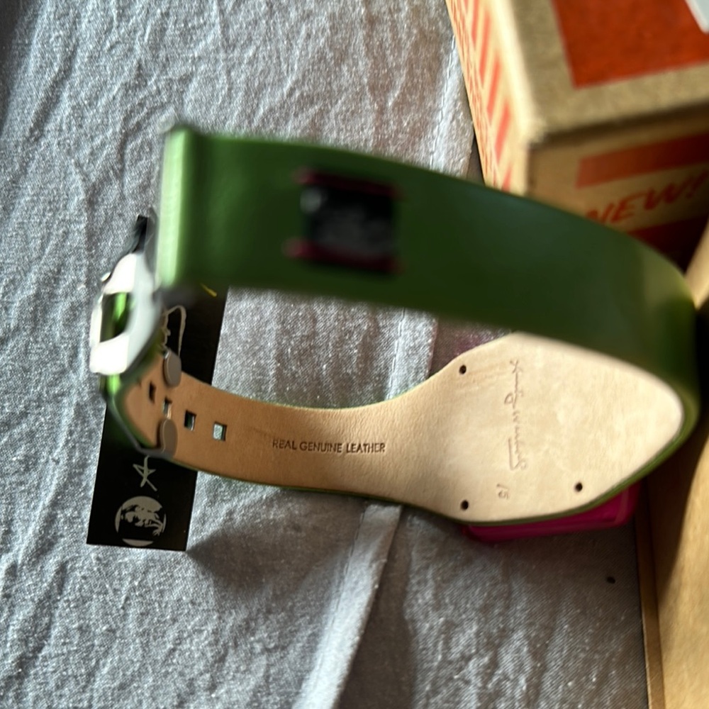 Andy Warhol Vibrant Pink and Green Watch - Picture 10 of 11